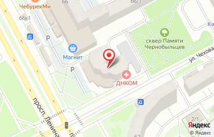Банкомат Запсибкомбанк на улице Чехова на карте