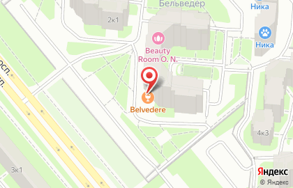 Ресторан Steak-Grill Belvedere на проспекте Ветеранов на карте
