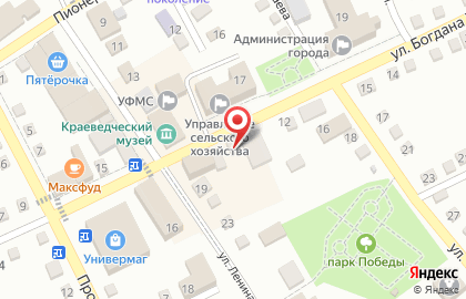 Магазин Мадина на улице Б.Хмельницкого на карте