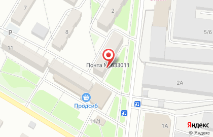 Парикмахерская в Новосибирске на карте