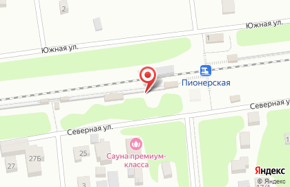 Пионерская, железнодорожная станция на карте