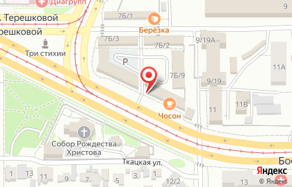 Магазин фруктов и овощей в Октябрьском районе на карте