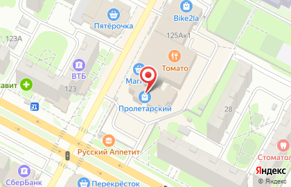 Банкомат Газпромбанк, филиал в г. Туле в Пролетарском районе на карте