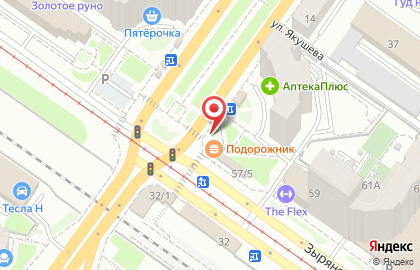 Точка Кофе на Зыряновской улице на карте