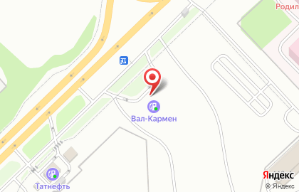 Вал-кармен на карте