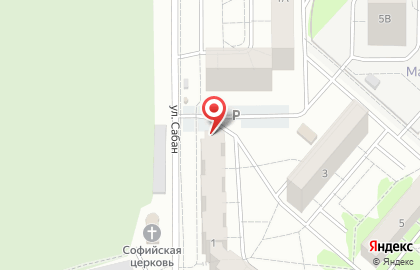 Элина на улице Сабан на карте