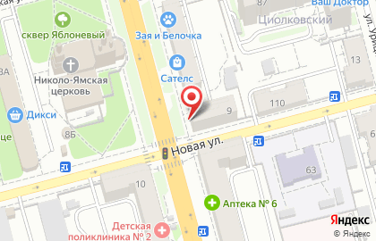 Багетная мастерская Лидар на улице Циолковского на карте