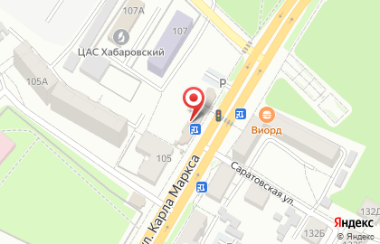 Сеть салонов связи Мегафон на улице Карла Маркса, 105б на карте