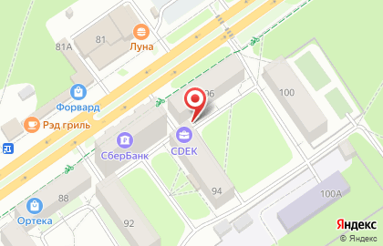 Пятисотка на улице Маршала Рыбалко на карте