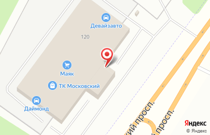 ТЦ Московский в Ярославле на карте