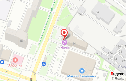 Караоке-бар Chili на улице Кирова на карте