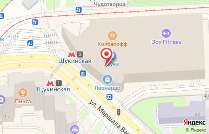 Ювелирный салон Линии Любви на Щукинской улице на карте