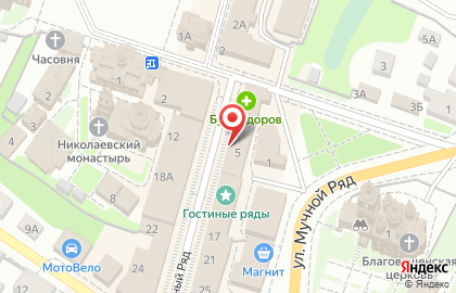 Магазин ювелирных изделий Карат в Нижнем Новгороде на карте