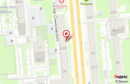 Магазин крепежа и инструментов ГвоздьБери на площади Станиславского на карте