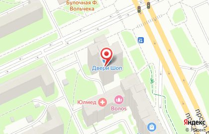 Салон красоты Леди на проспекте Большевиков на карте