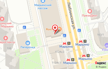 Зоомагазин Зоозавр в Москве на карте