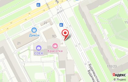 Автомат по продаже питьевой воды Живая вода на Будапештской улице на карте
