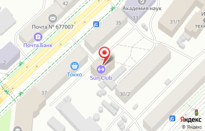 Фитнес-клуб Sun club на проспекте Ленина на карте