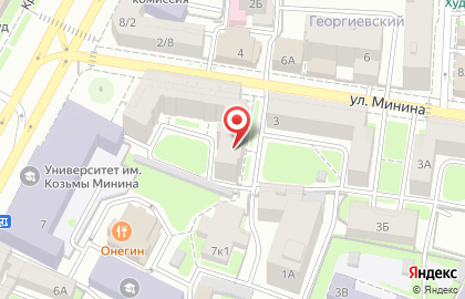 Адвокатская контора №33 в Нижегородском районе на карте