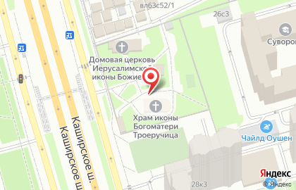Храм-часовня иконы Божией Матери Троеручица на карте
