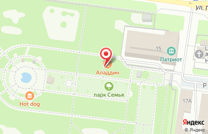 Кафе Алладин на проспекте 50-летия ВЛКСМ на карте