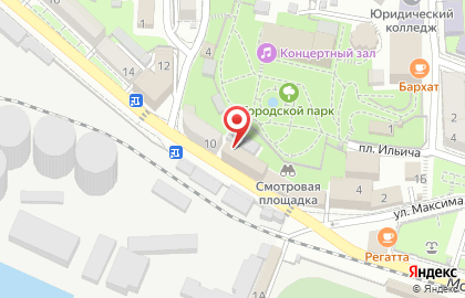 Банкомат Юго-Западный Банк Сбербанка России на улице Горького в Туапсе на карте