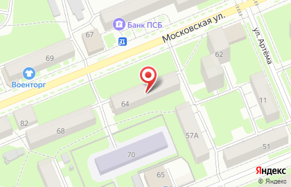 Капитал LIFE на Московской улице на карте