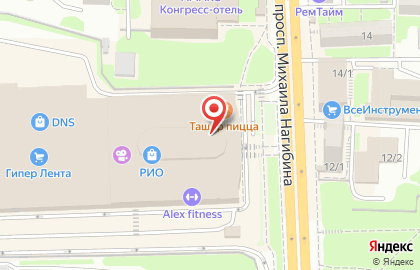 Салон связи Связной на проспекте Михаила Нагибина на карте