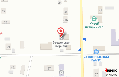 Церковь введения во Храм Пресвятой Богородицы, сельское поселение Большая Рязань на карте