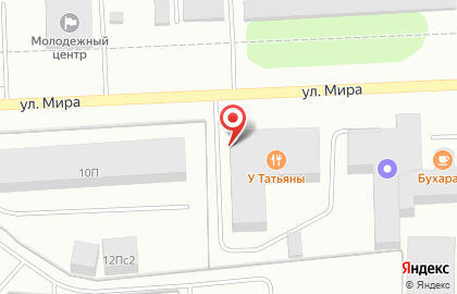Кафе Людмила в Ханты-Мансийске на карте