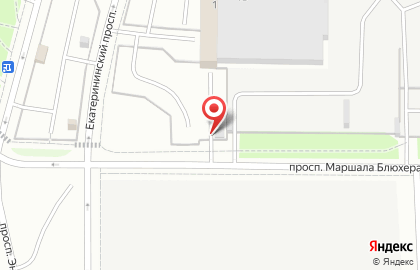 Шиномонтажная мастерская на проспекте Маршала Блюхера на карте