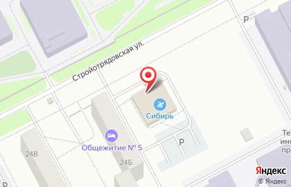 Бассейн Сибирь на карте