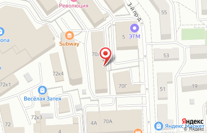 Типография ЦДК на Революционной улице на карте