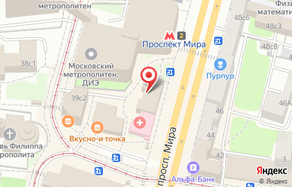 Московский общественный фонд культуры в Мещанском районе на карте