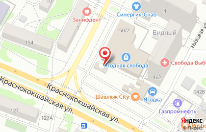 Супермаркет Перекресток на Краснококшайской улице на карте
