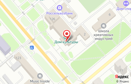 Городской дворец культуры на проспекте Ленина на карте