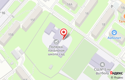 Прогимназия Полянка на карте