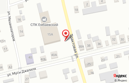 Пекарня Колос на Трактовой улице на карте