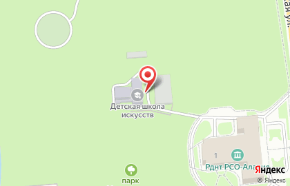Детская школа искусств на Иристонской улице на карте