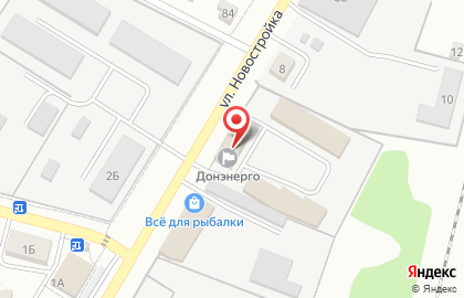 Аварийная служба электрических сетей на улице Новостройка на карте