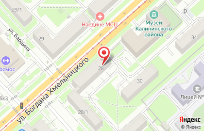 Супермаркет напитков Септима на улице Богдана Хмельницкого на карте