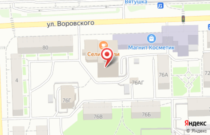 Компания НПК АВЕНИР на улице Воровского на карте