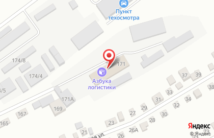 Транспортная компания Азбука логистики в Благовещенске на карте