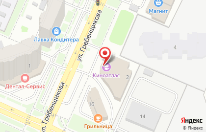 Магазин цветов в Новосибирске на карте