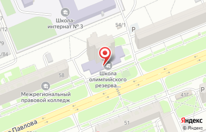 Спортивная школа олимпийского резерва по дзюдо в Красноярске на карте