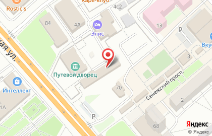 Военный комиссариат Московской области в Солнечногорске на карте