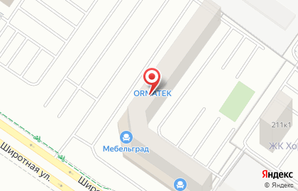 Фабрика кухни Хай-Тек на Широтной улице на карте