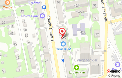 День и ночь на проспекте Ленина на карте