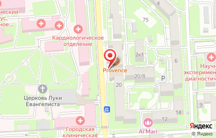 Французская булочная Provence на Кузнечной улице на карте