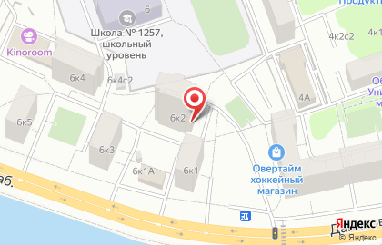 Всероссийская политическая партия Единая Россия на Даниловской набережной на карте